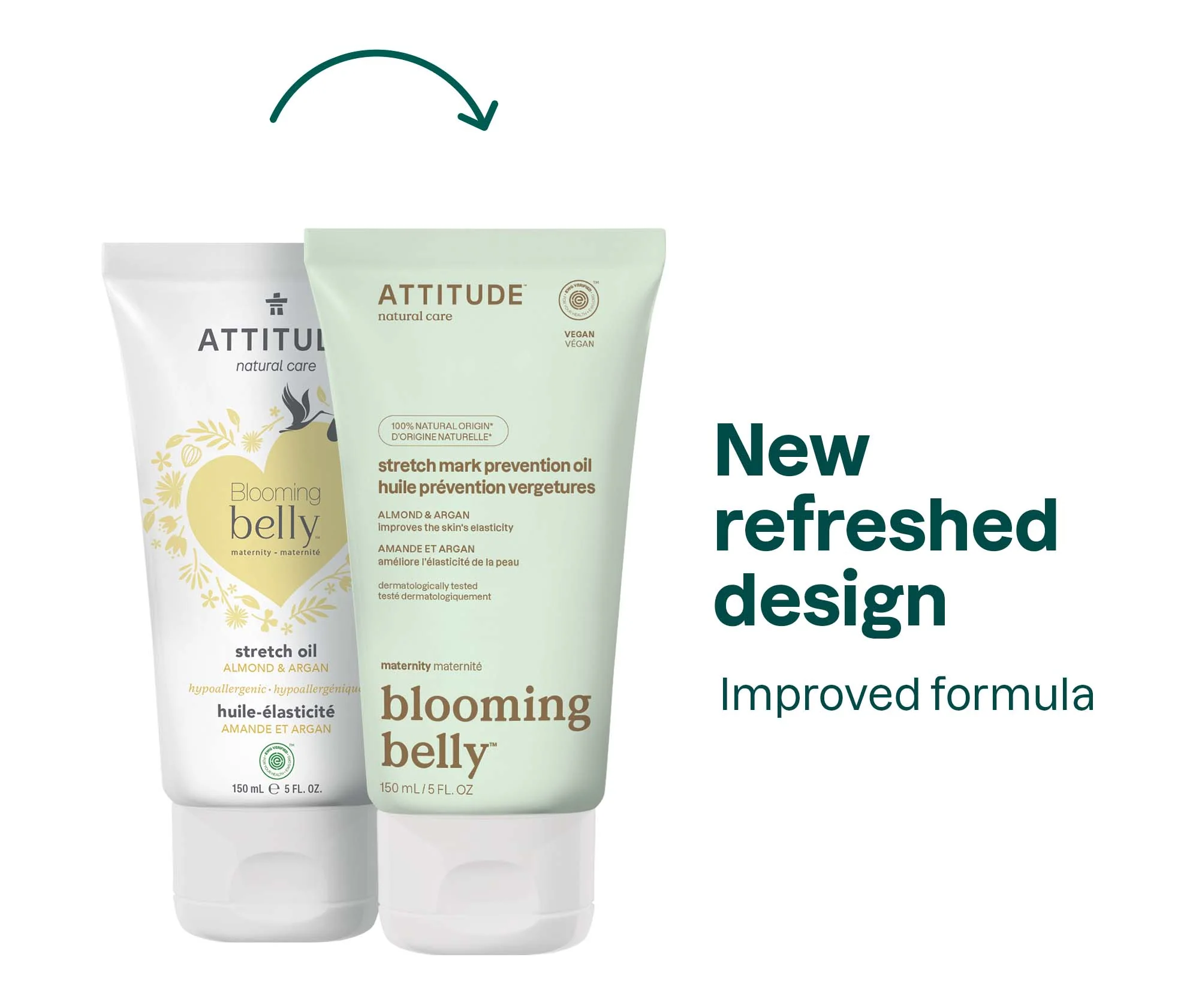 Attitude Blooming Belly stretchmark cream (150ml)