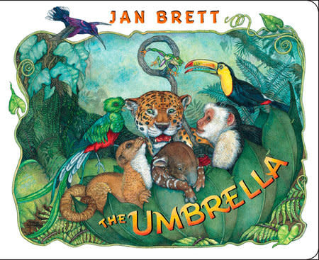 The Umbrella by Jan Brett (ages 1-3)