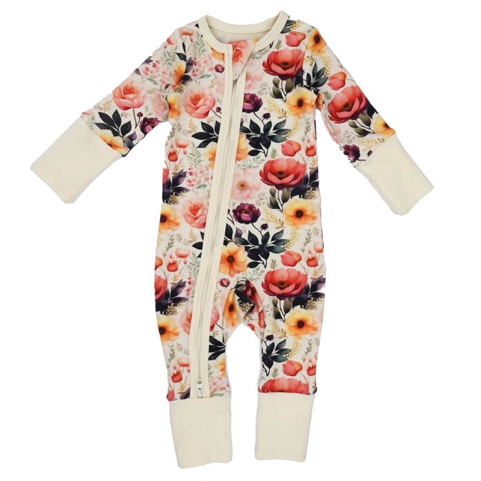 Earthy Earthy Zippered Rompers