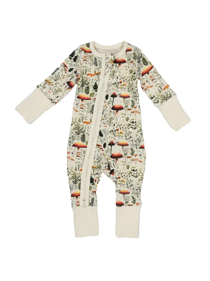 Earthy Earthy Zippered Rompers