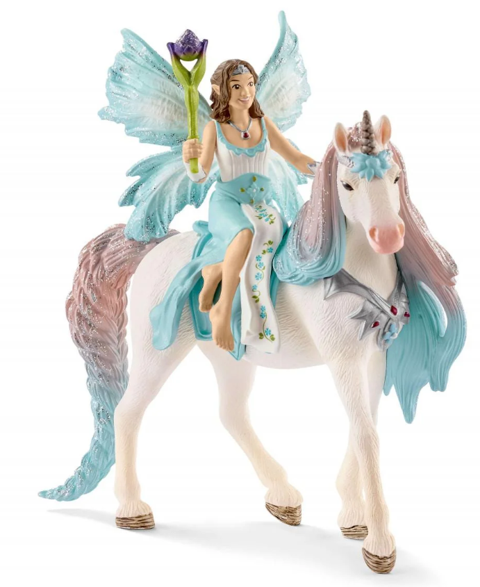Schleich Fairy Eyela with Princess Unicorn (70569)