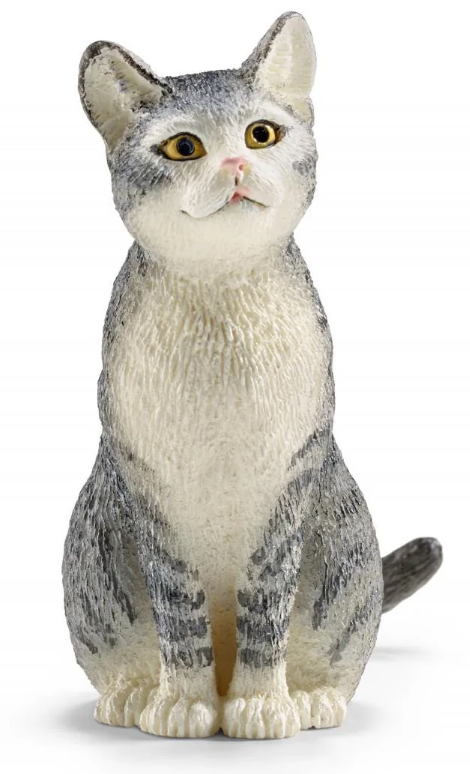 Schleich cat, sitting (13770)