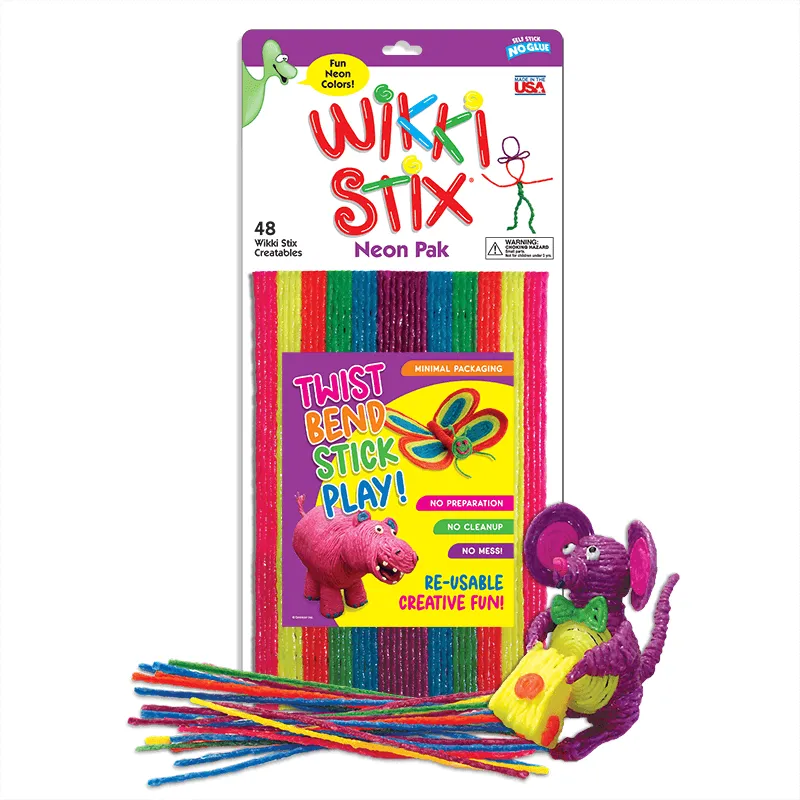 Wikkistix Wikki Stix - Neon (48-pack) (3+)