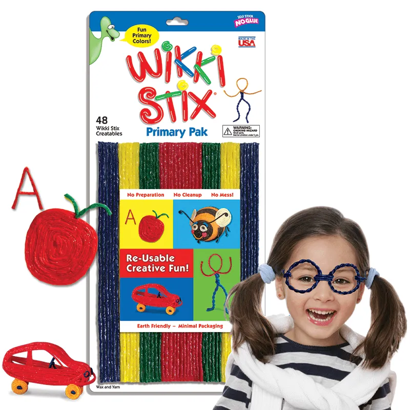 Wikkistix Wikki Stix - Primary (48-pack) (3+)