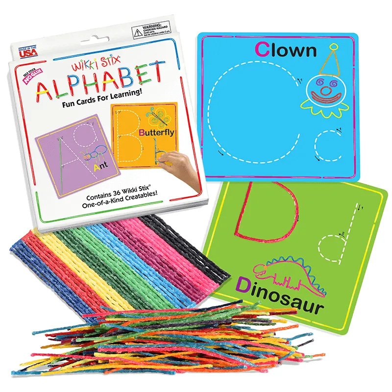 Wikkistix Wikki Stix A-Z cards (3+)