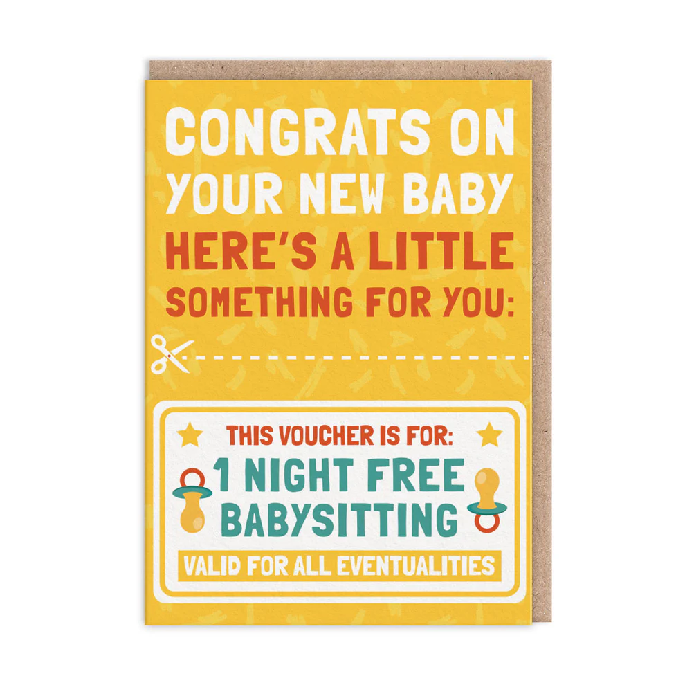 Party Mountain Paper Co. Congrats on your new baby. Here's a little something...