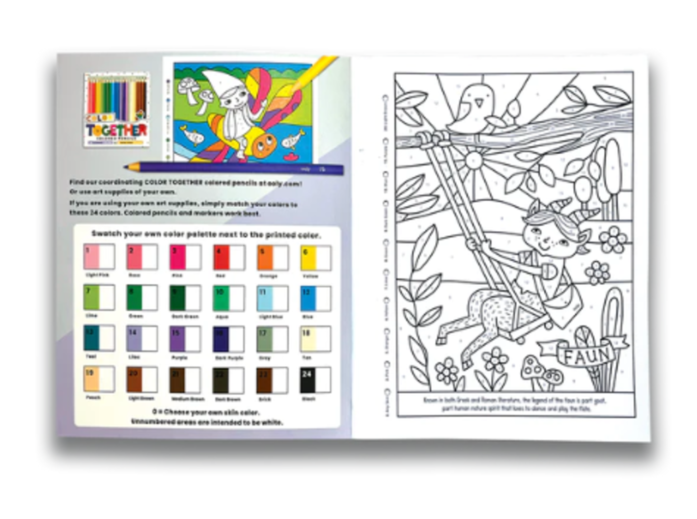 OOLY Color By Numbers: Mythical Friends (6+)