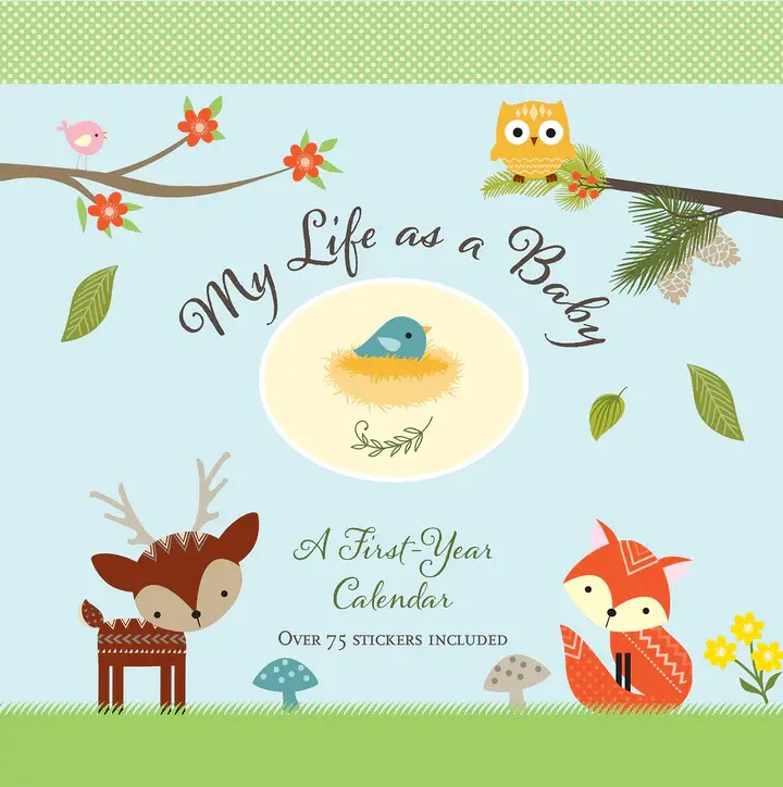 Peter Pauper Press My Life as a Baby  A First Year Wall Calendar