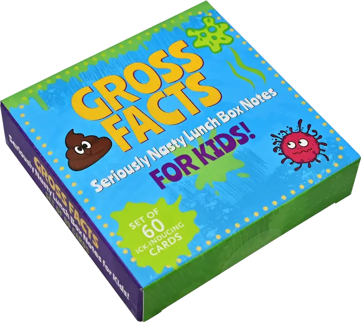 Peter Pauper Press Gross Facts Seriously Nasty Lunch Box Notes (60 cards) by Peter Pauper Press