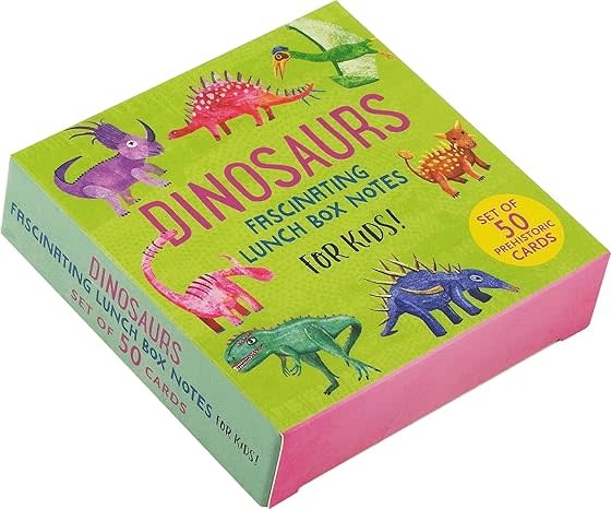 Peter Pauper Press Dinosaurs Fascinating Lunch Box Notes (50 cards) by Peter Pauper Press