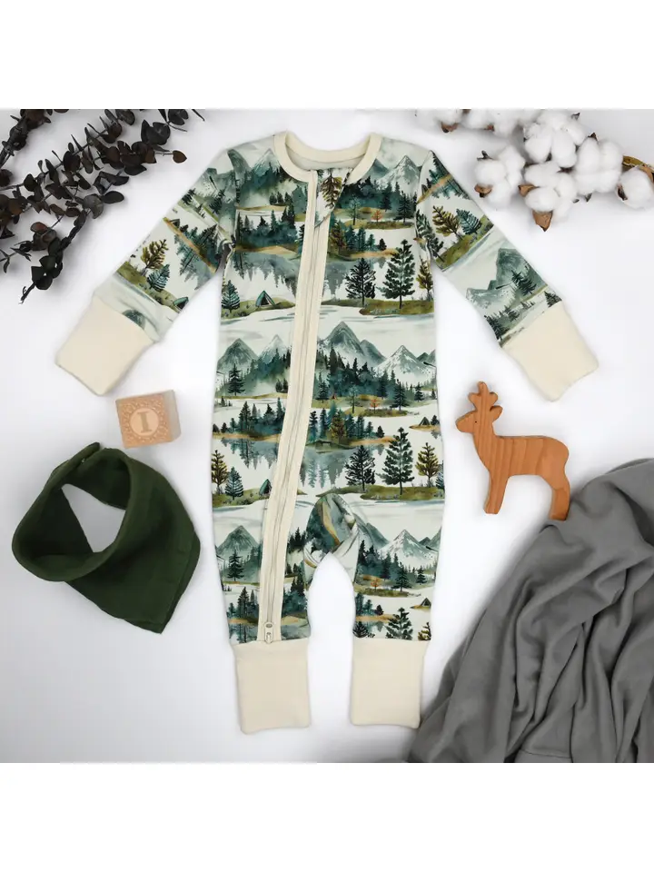 Earthy Earthy Zippered Rompers