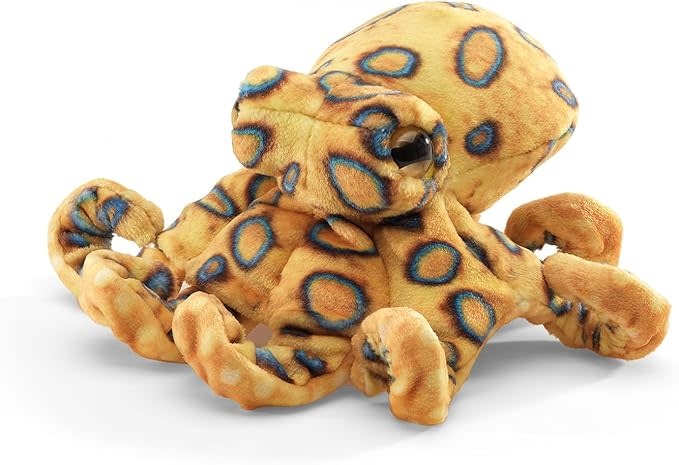 Folkmanis Folkmanis Blue-Ringed Octopus finger puppet