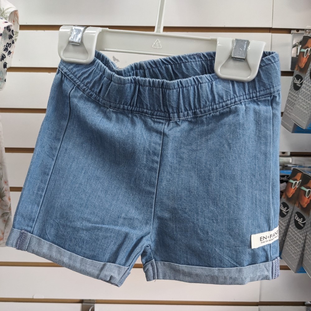En Fant Chambray Shorts 215202 - FINAL SALE