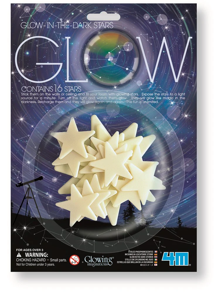 4M Glow-in-the-dark Stars (16 pieces)