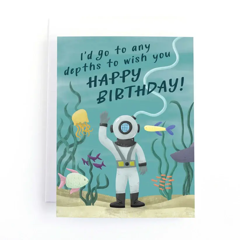 Pedaller Designs I'd go to any depths to wish you a Happy Birthday!