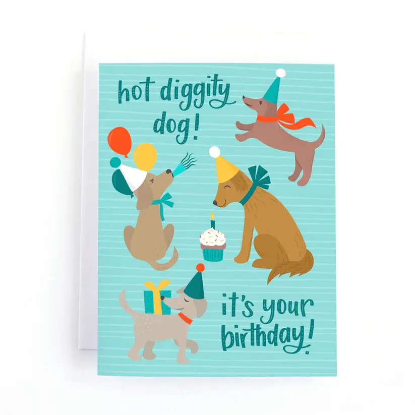Pedaller Designs hot diggity dog! it's your birthday!