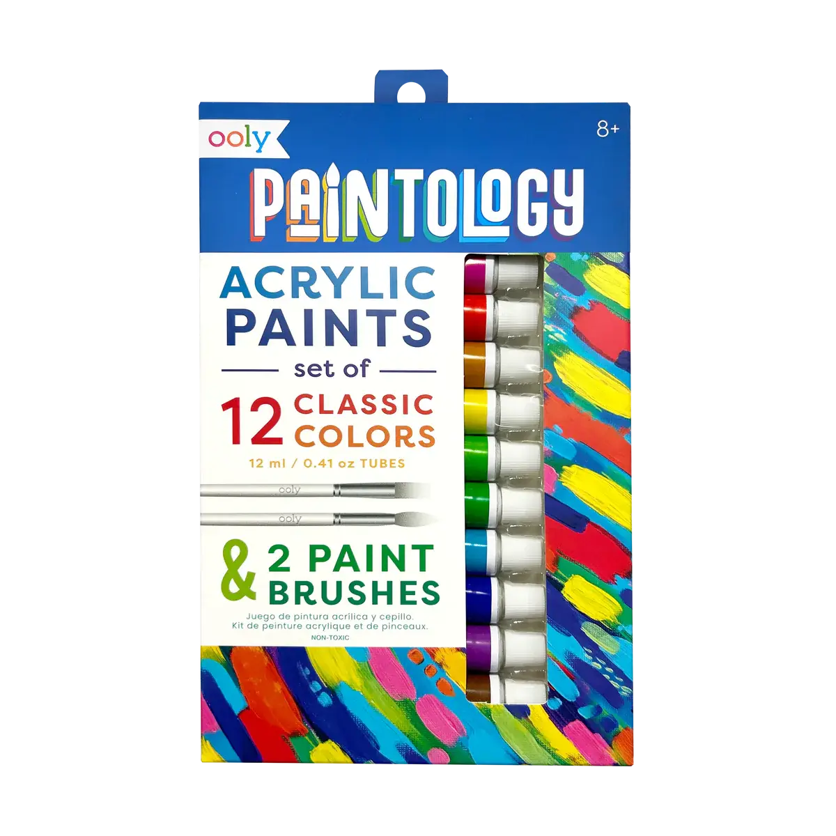 OOLY Paintology Acrylic Paints - 12 Classic Colours  (8+)