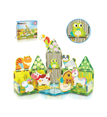 Picasso Tiles Farm Animal Magnetic Tiles Set - 26 pcs (3+)