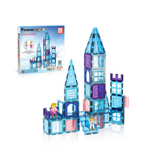 Picasso Tiles Ice Castle Magnetic Tiles Set - 72 pcs (3+)