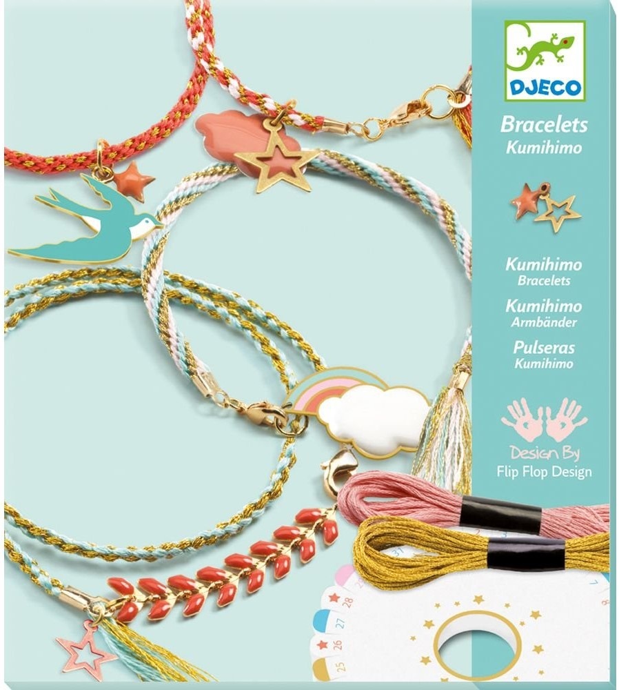 djeco Kumihimo Bracelet Kit (ages 8-14)