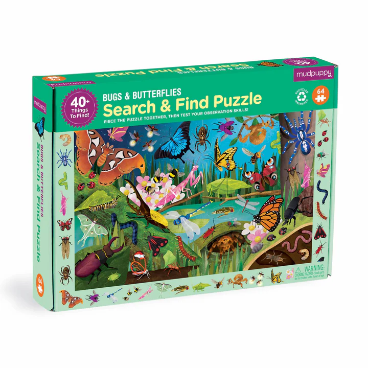 Mudpuppy Search & Find puzzles (64 pcs)
