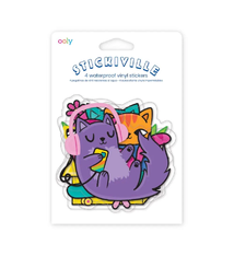 OOLY Stickiville Vinyl Die-cut Stickers (4-pack) - Silly Kitty