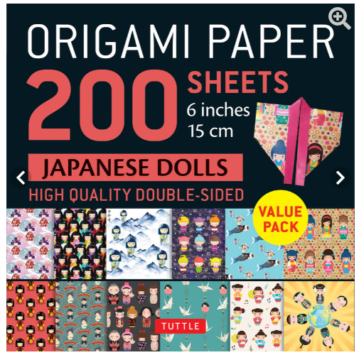 Tuttle Origami Paper: Japanese Dolls  (200 sheets)