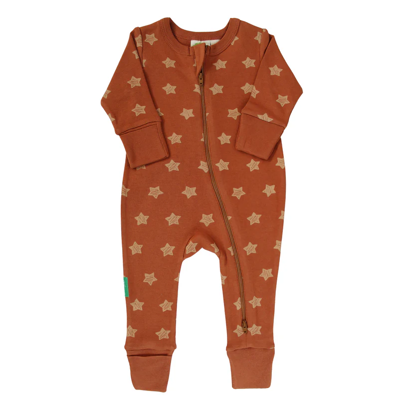 Parade Organics Parade Organics Long Sleeve '2-way' Zip Romper