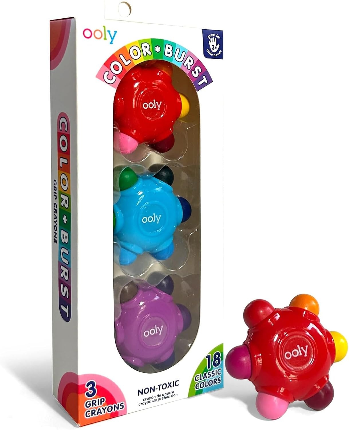 OOLY Colorburst Grip Crayons (3+)