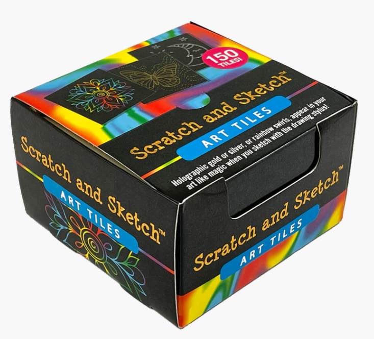 Peter Pauper Press Scratch & Sketch Art Tiles (4+)