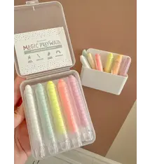 Cherrypick Cherrypick Dustless Neon Chalk Crayons and Magnetic Holder (5 crayons) (3+yrs)