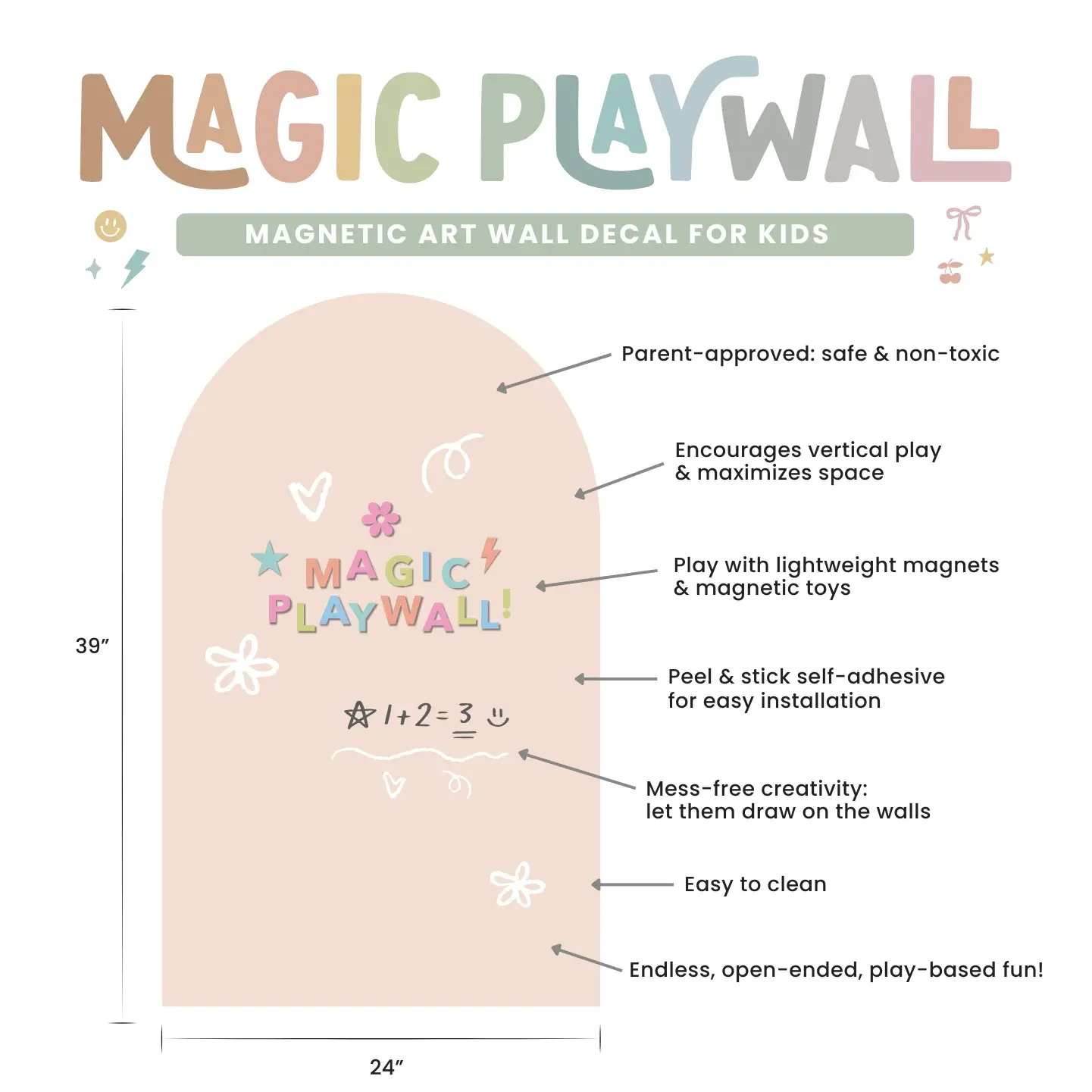 Cherrypick Cherrypick Magic Playwall 39"x24"