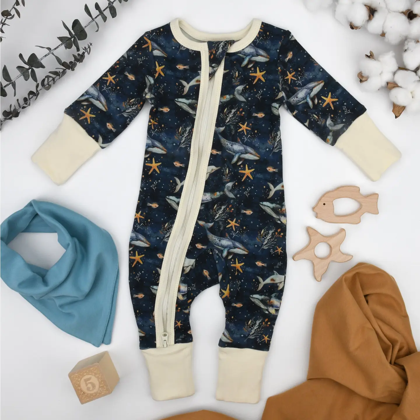 Earthy Earthy Zippered Rompers