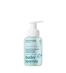 Attitude Baby Leaves hair & body foaming wash - goodnight (295ml)