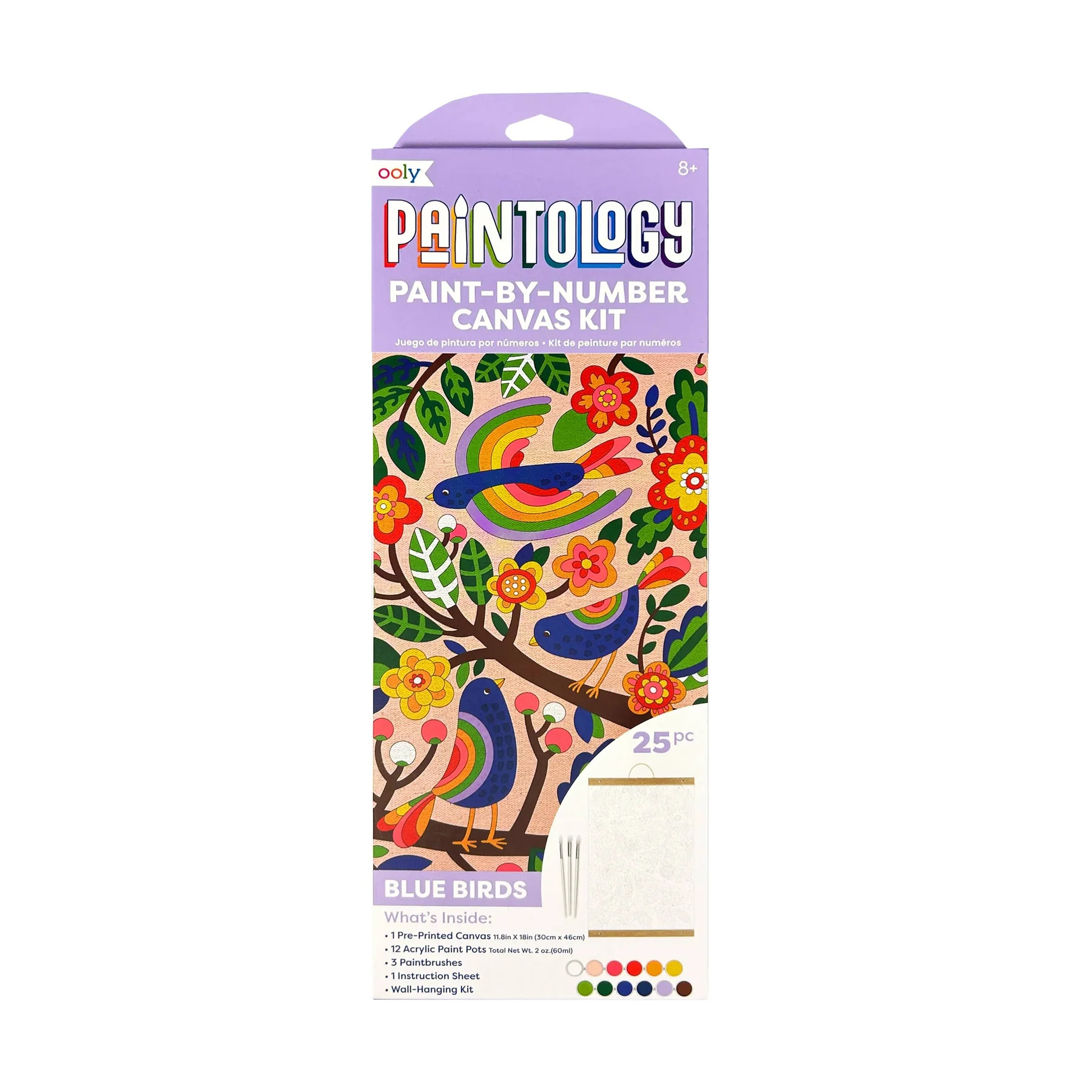 OOLY Paintology Paint-By-Number Canvas Kit (12+)
