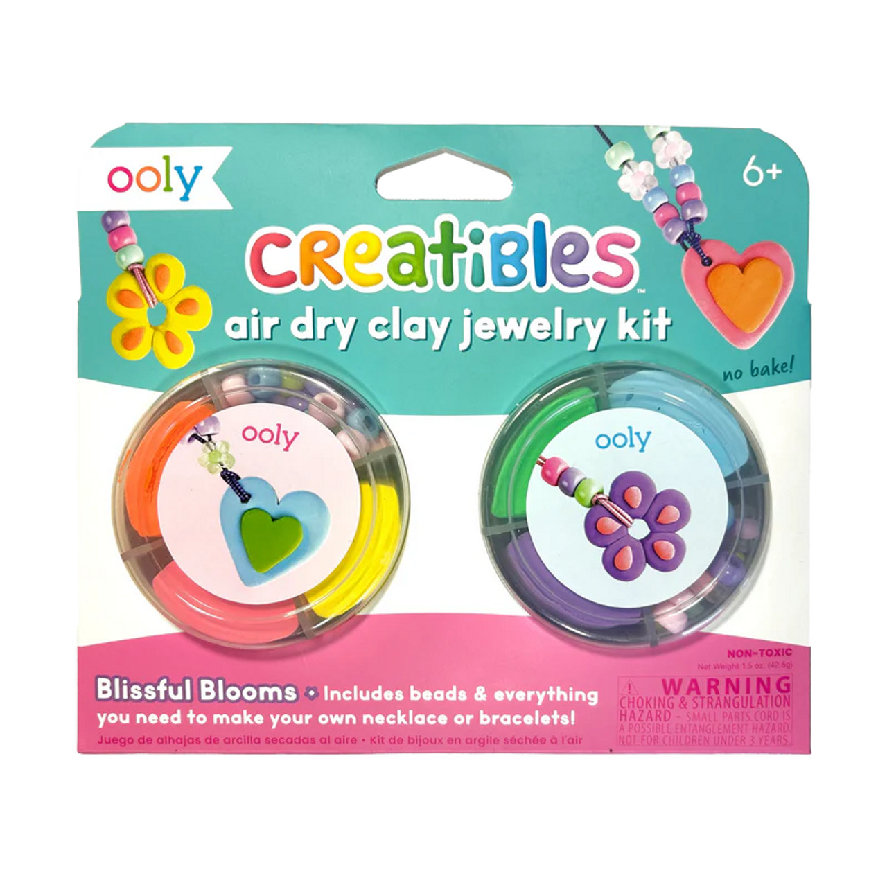 OOLY Creatibles Air Dry Clay Jewelry Kit (6+)