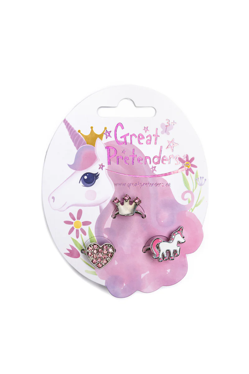 Great Pretenders Princess Rings (3-pack)