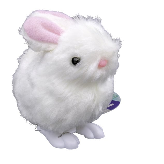 World Market Fuzzy Wind-Ups Bunny