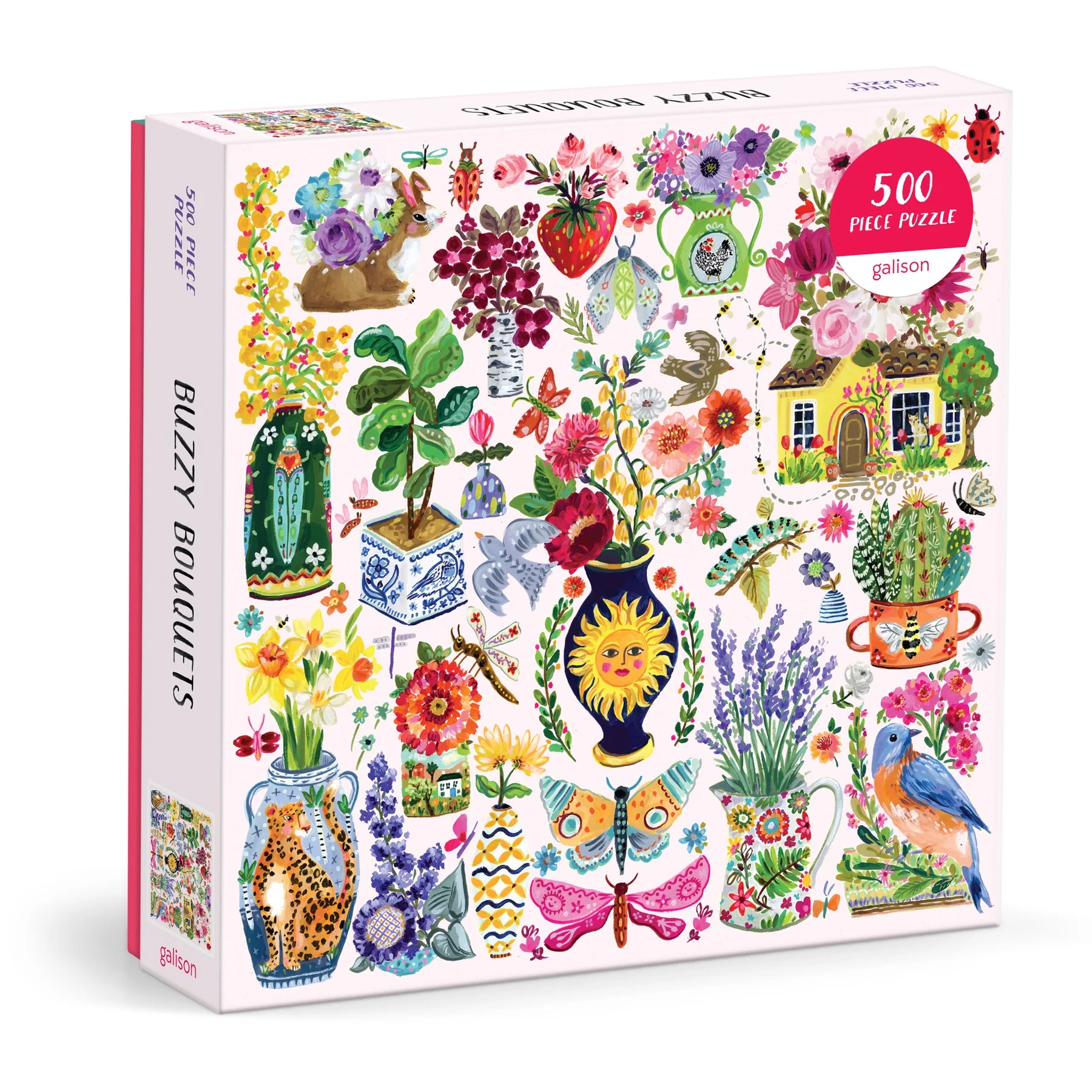 Galison Buzzy Bouquets (500pc puzzle)