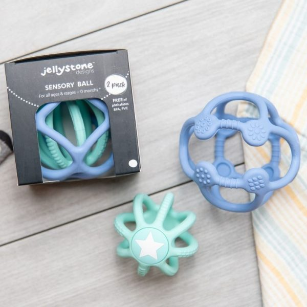 Jellystone Designs Silcone Sensory Balls (2-pack) 0+