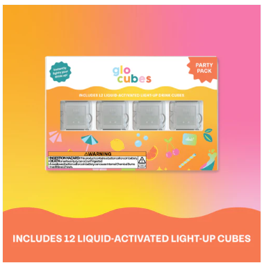 Glo Pals Multi-colored Glo Cubes (12-pack) 3+