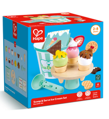 Hape Scoop & Serve Ice Cream Set  (19 pcs) ages 2-8