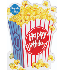 Peaceable Kingdom Happy Birthday Popcorn Scratch & Sniff