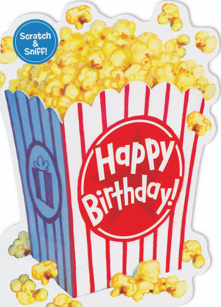 Peaceable Kingdom Happy Birthday Popcorn Scratch & Sniff