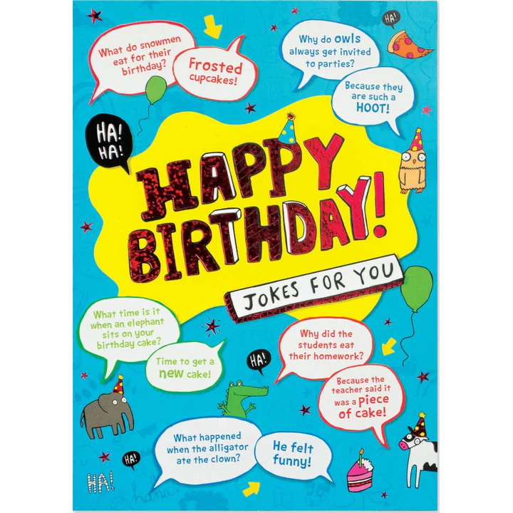 Peaceable Kingdom Happy Birthday! Jokes For You