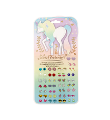 Great Pretenders Whimsical Unicorn Sticker Earrings (30 pairs)