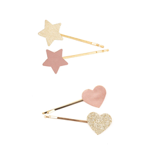 Great Pretenders Boutique Matte Star Bobby Hairclips (3+)