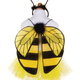 Great Pretenders Glitter Bumblebee Tutu with Wings & Headband size 4-6