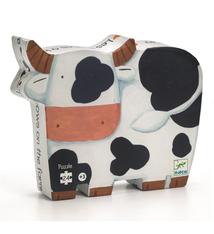 djeco Silhouette Puzzle (24 pcs) - Cow (3+)
