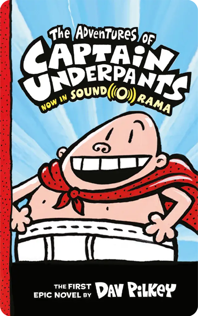 Captain Underpants Pack  Yoto Audio cards (3 cards) 6+yrs